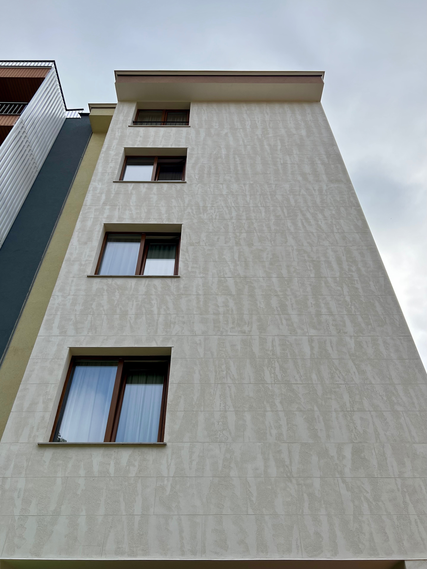 Hotel Facade — Travertino